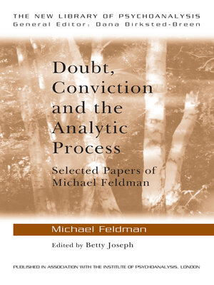 cover image of Doubt, Conviction and the Analytic Process